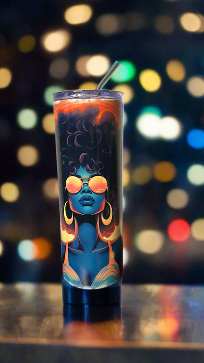 Black Girl Magic 20 oz Skinny Tumbler